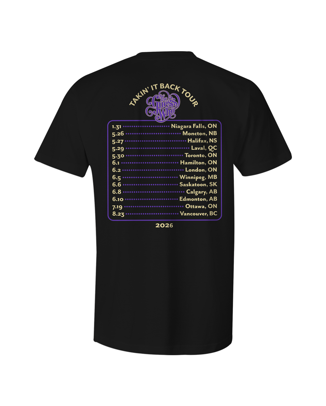 Takin' It Back Tour Tee