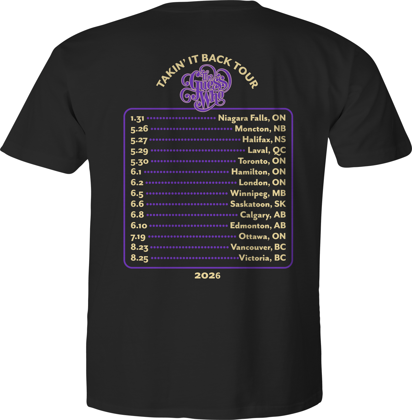 Takin’ It Back Tour T-Shirt ALT